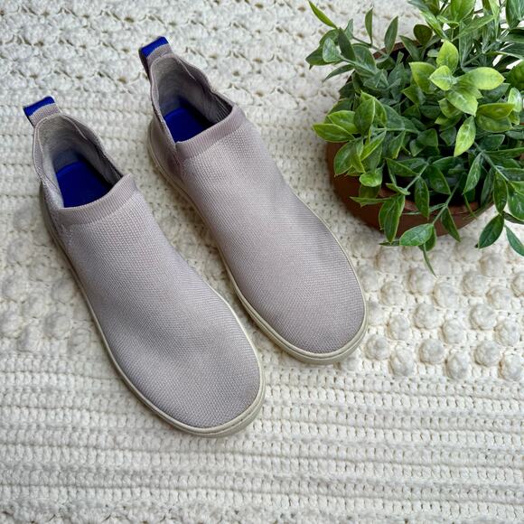 ROTHY'S Women's Size 6.5 Chelsea Boot Shoes Lilac Gray Slip On High Top Sneaker - Picture 6 of 14
